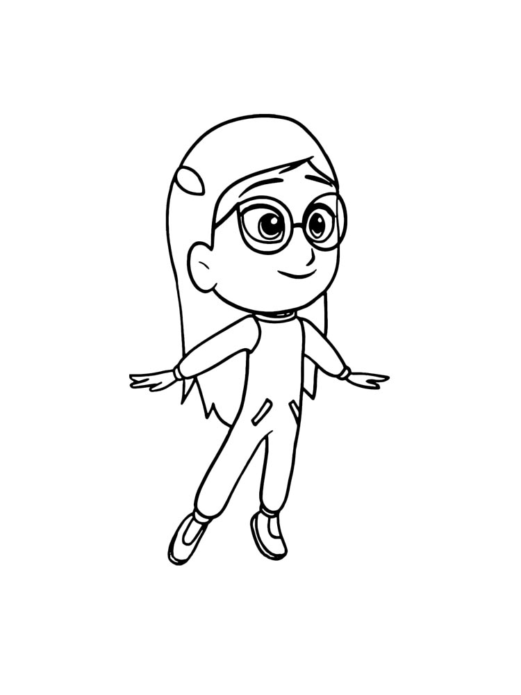 Girl Amaya coloring page