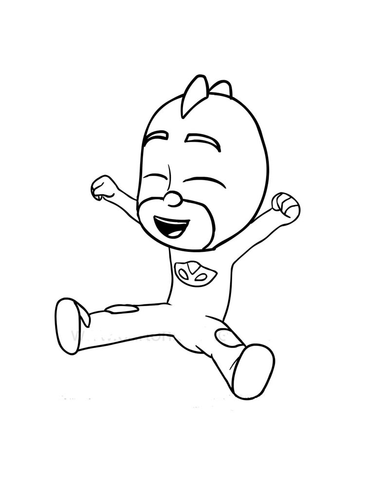 Boy Gekko coloring page