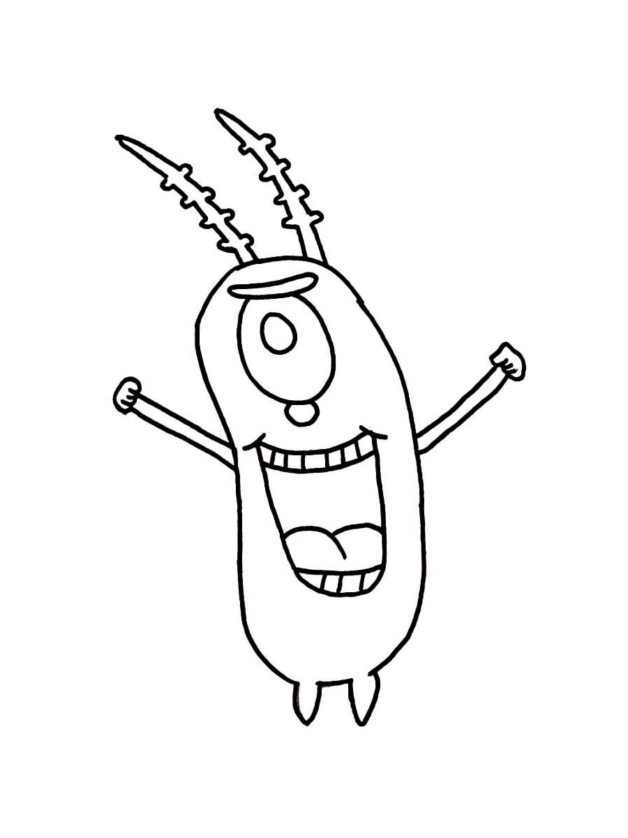 Plankton: The Movie coloring page