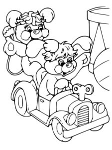 Popples 14 coloring page