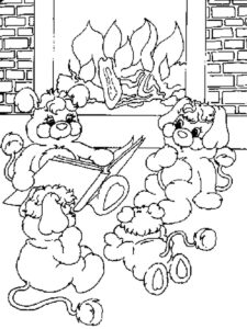 Popples 15 coloring page