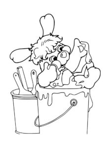 Popples 6 coloring page