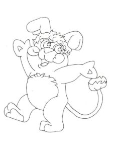 Popples 7 coloring page