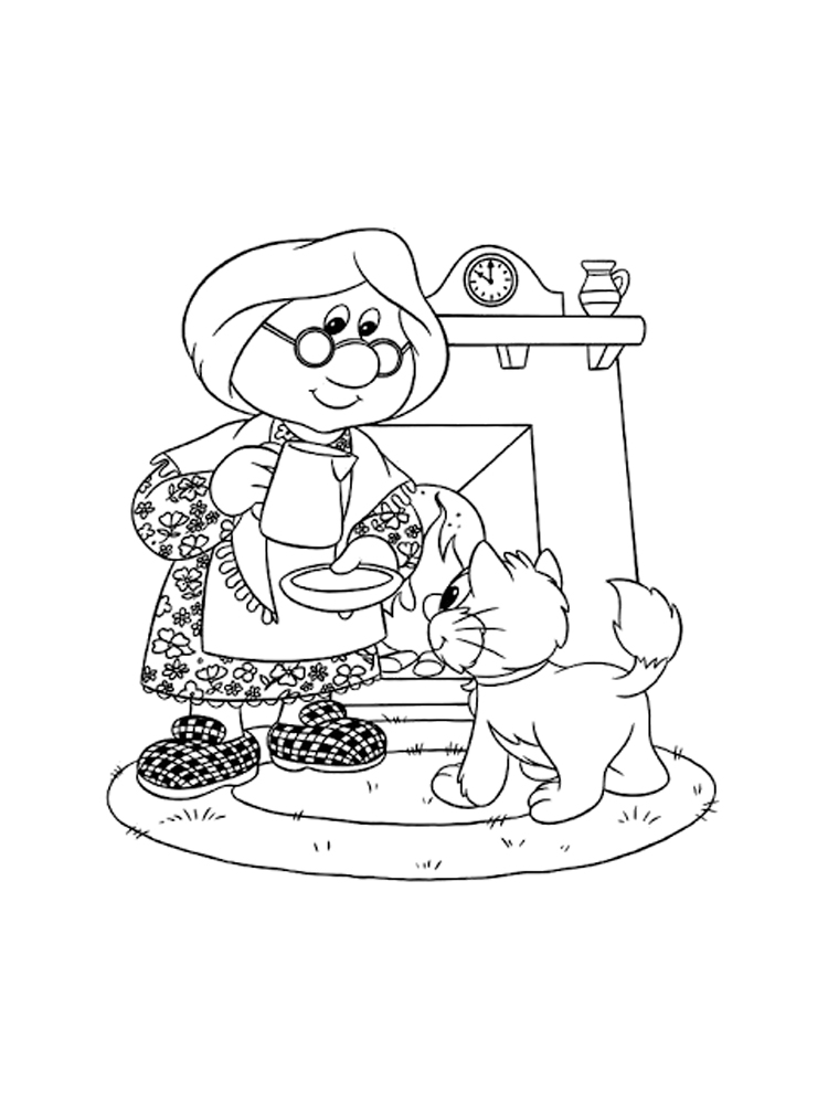 Mrs. Goggins coloring page
