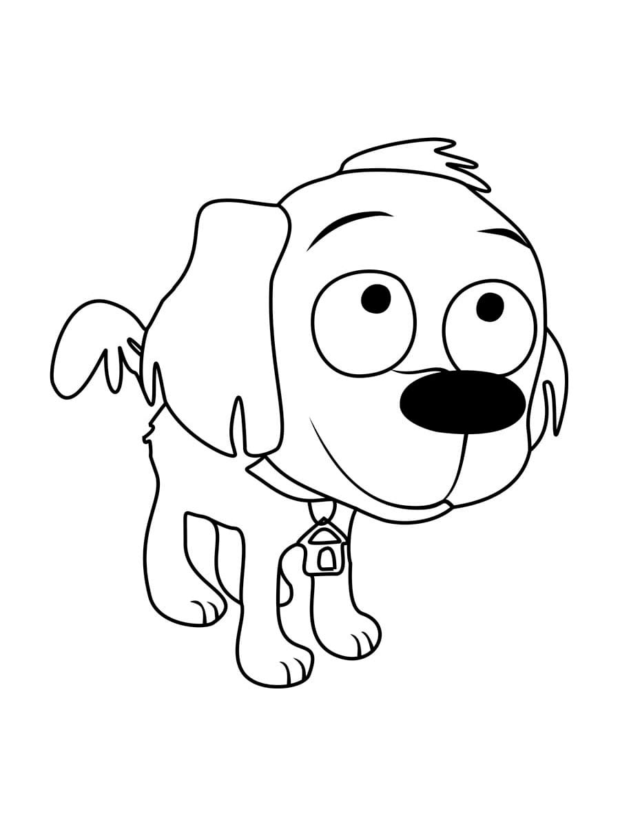Pound Puppies 10 coloring page
