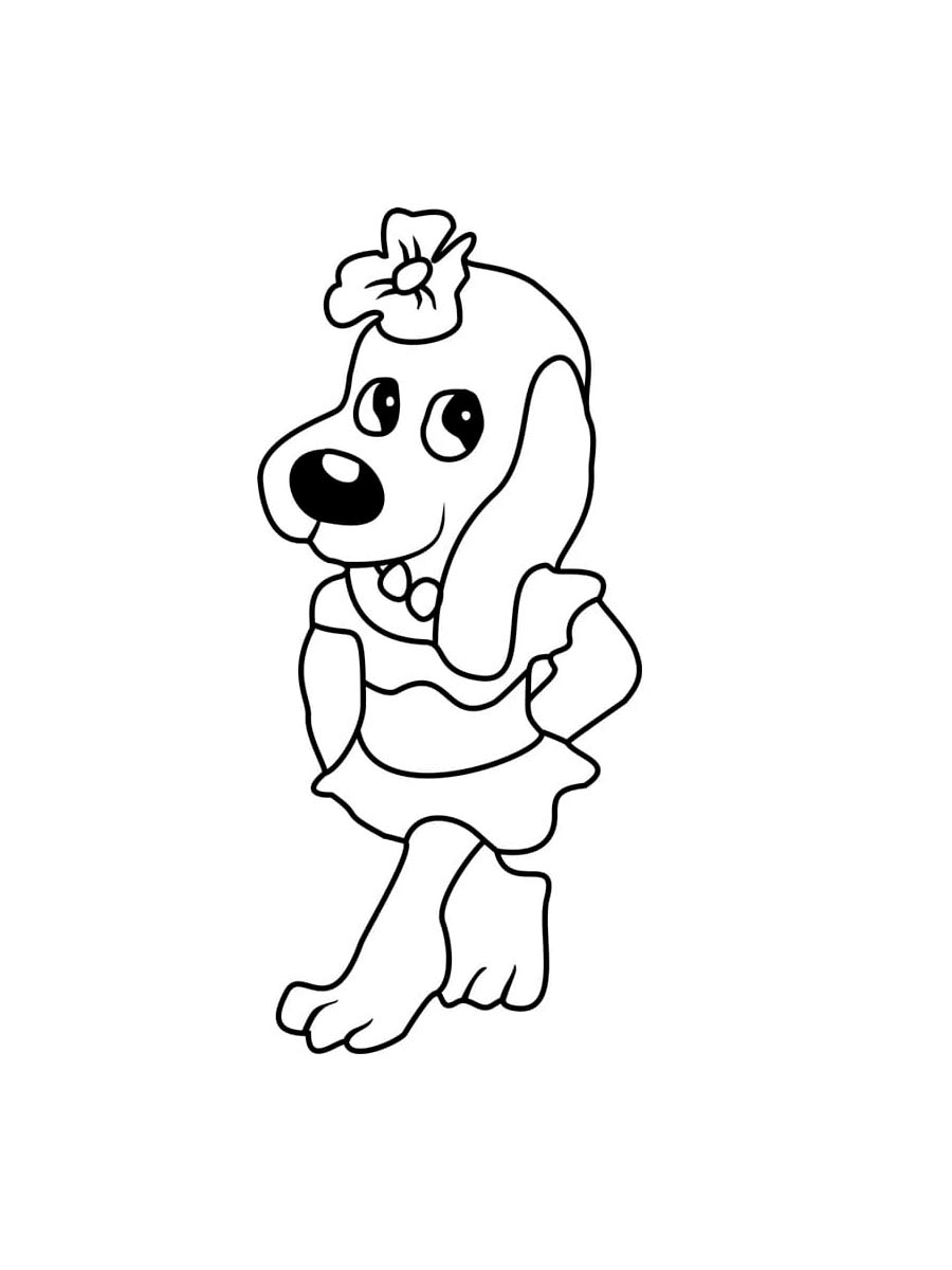 Pound Puppies 14 coloring page