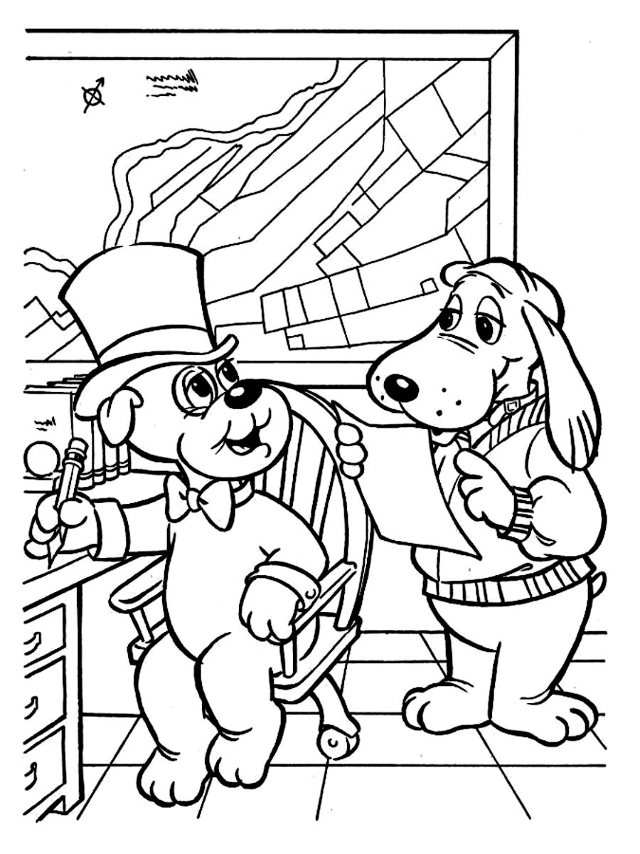 Pound Puppies 18 coloring page