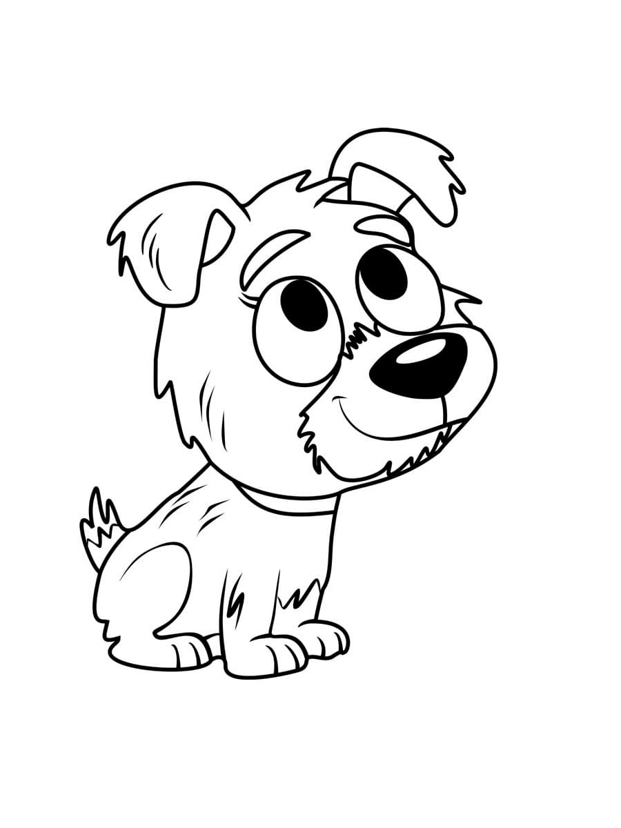Pound Puppies 4 coloring page