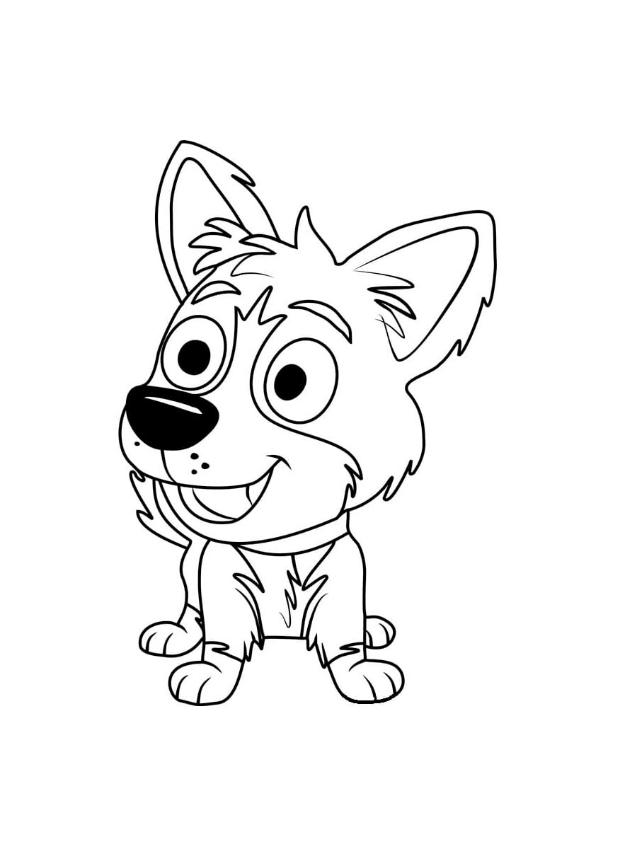 Pound Puppies 49 coloring page