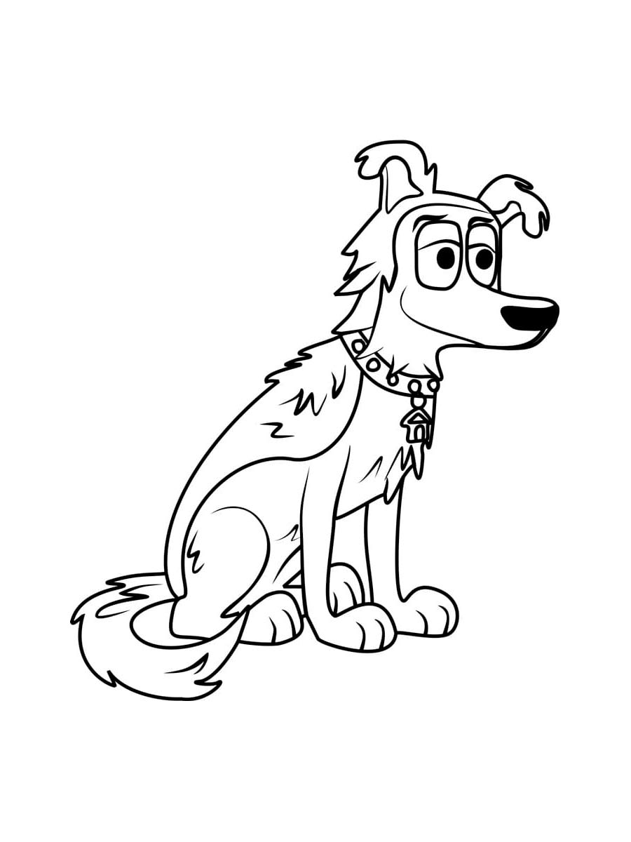 Pound Puppies 7 coloring page
