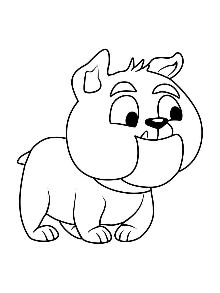 Pound Puppies 9 coloring page