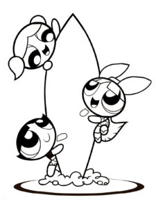 Powerpuff Girls 1 coloring page