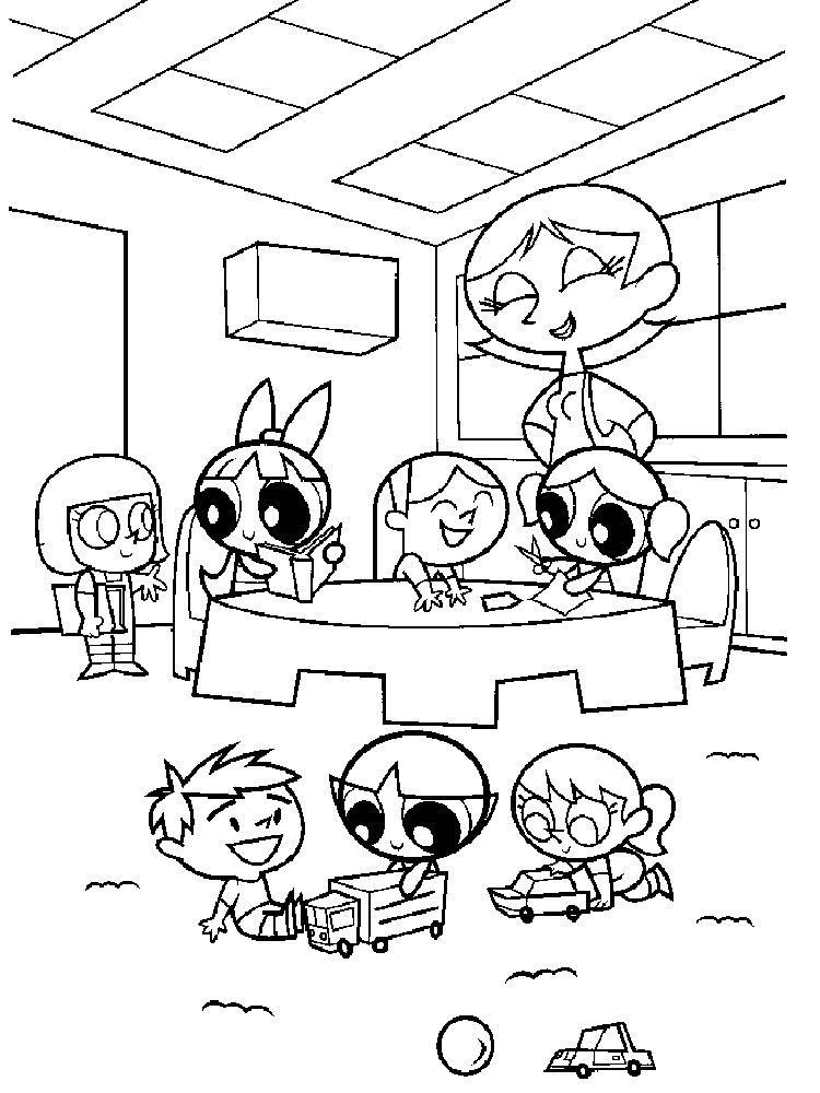 Powerpuff Girls 17 coloring page