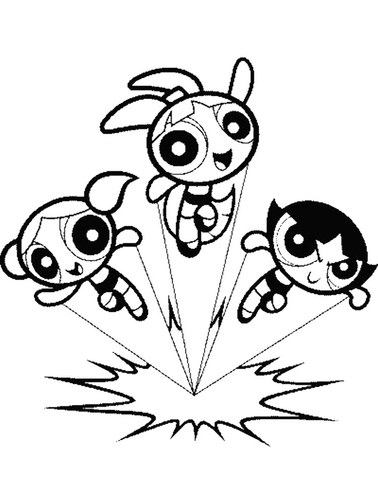 Powerpuff Girls 18 coloring page