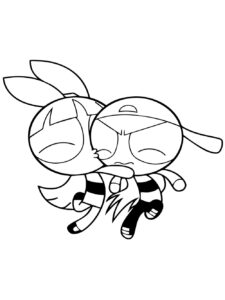 Powerpuff Girls 3 coloring page