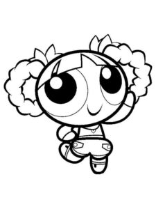 Buttercup Powerpuff Girls coloring page