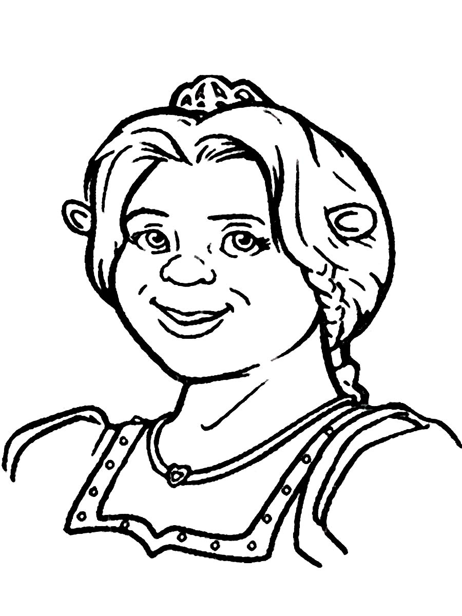 Princess Fiona 1 coloring page