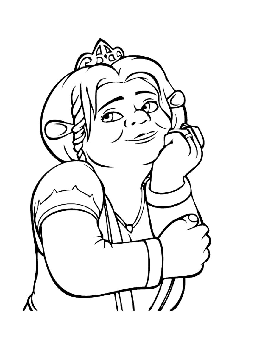 Princess Fiona 6 coloring page