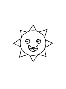 Mr. Sun Incredibox Sprunki coloring page