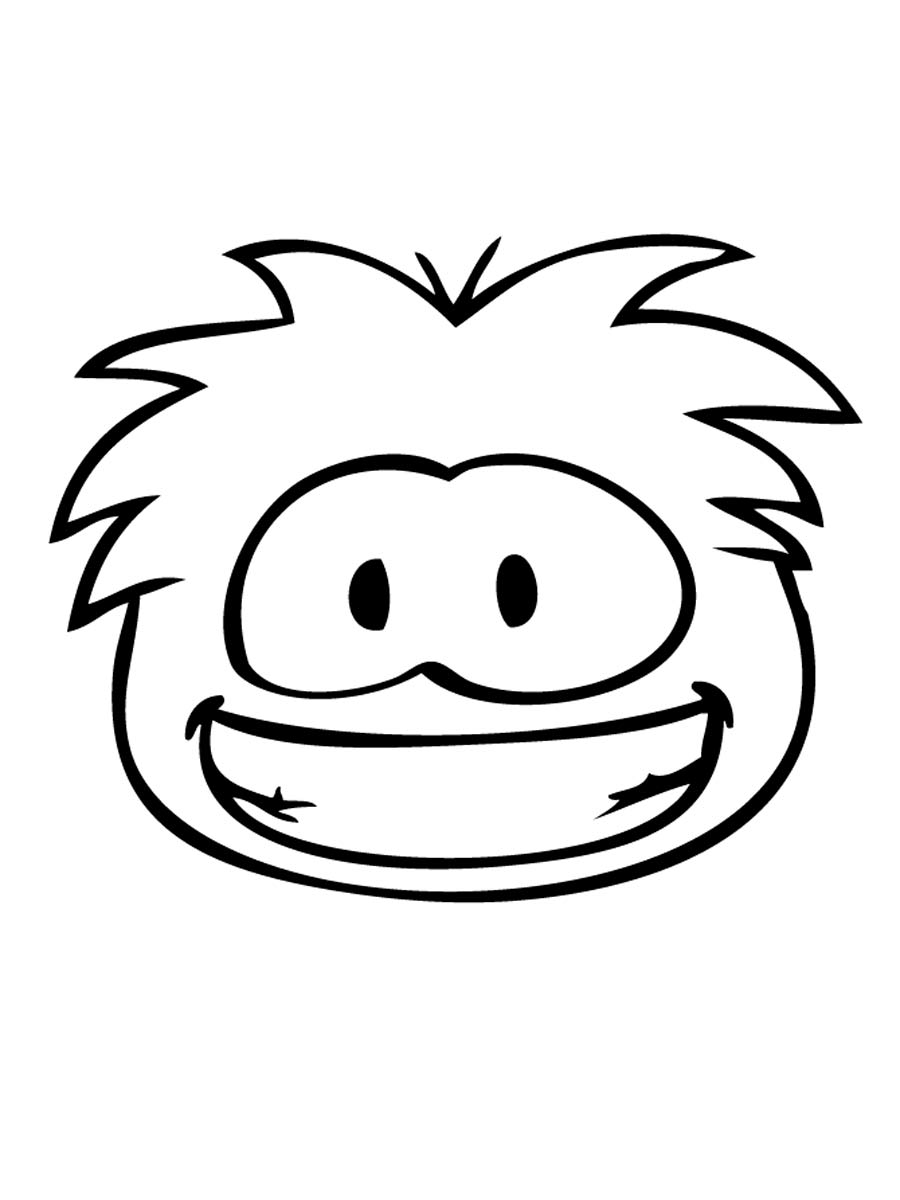 Puffle 3 coloring page