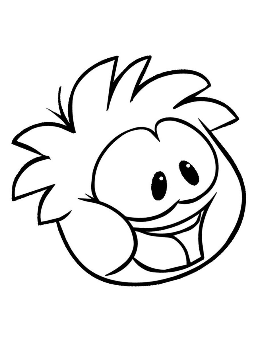 Puffle 5 coloring page