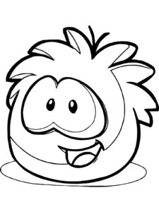 Puffle 6 coloring page