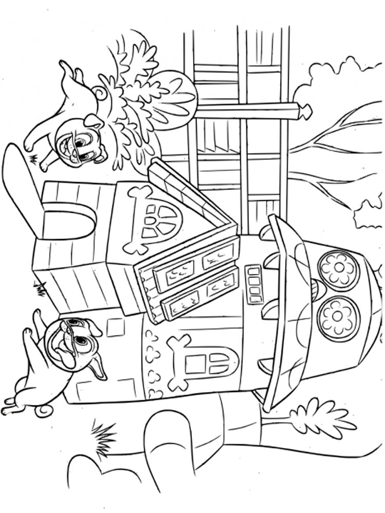 Puppy Dog Pals Episode coloring page
