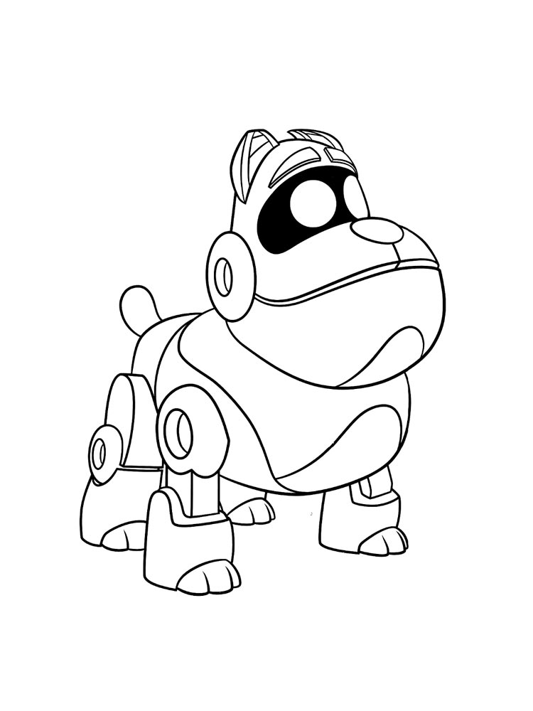 A.R.F. Puppy Dog Pals coloring page