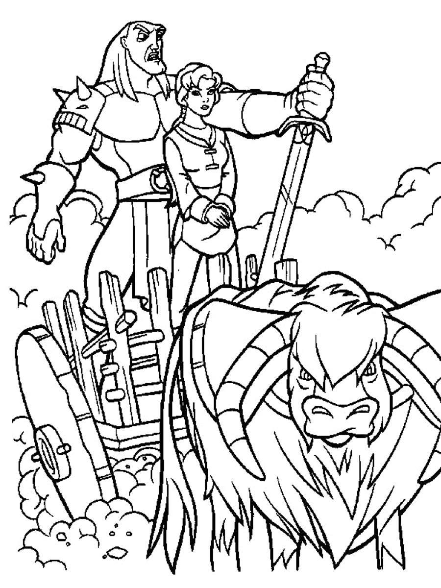 Quest for Camelot 18 coloring page