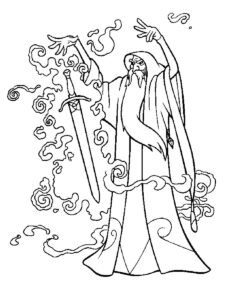 Quest for Camelot 2 coloring page