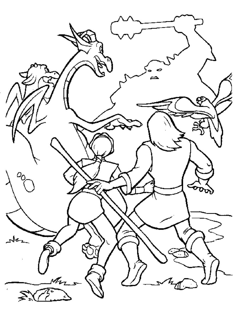 Quest for Camelot 21 coloring page