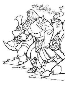 Quest for Camelot 22 coloring page