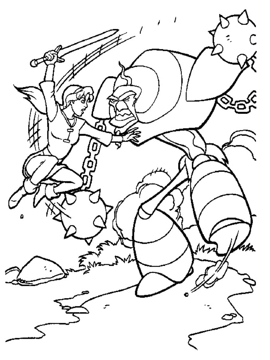 Quest for Camelot 9 coloring page