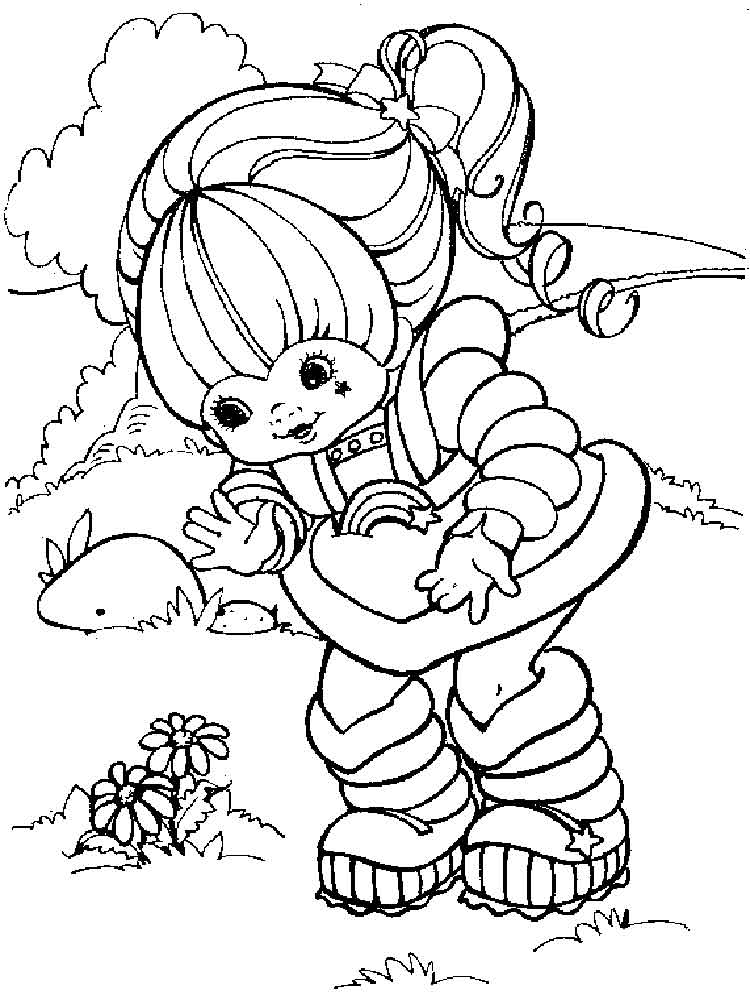 Rainbow Brite 15 coloring page
