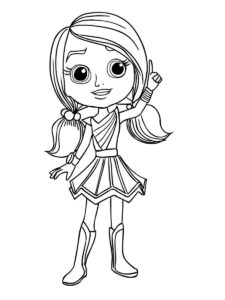 Bonnie Blueberry coloring page