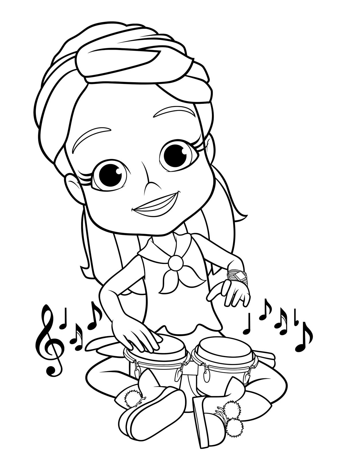 Mandarin Orange coloring page