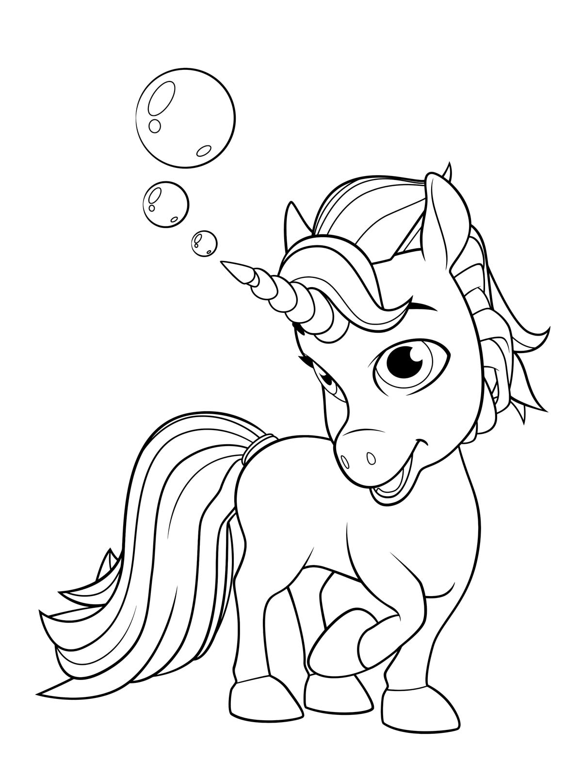 Floof Rainbow Rangers coloring page