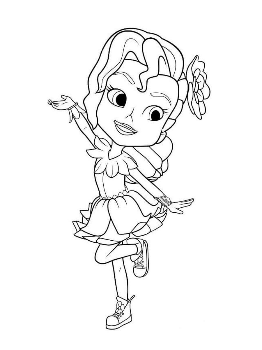 Lavender LaViolette coloring page