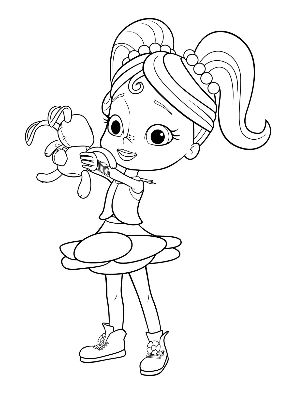 Anna Banana coloring page