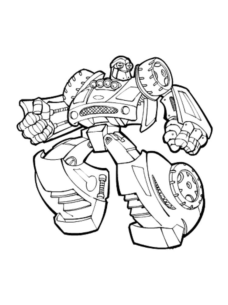 Rescue Bots 2 coloring page