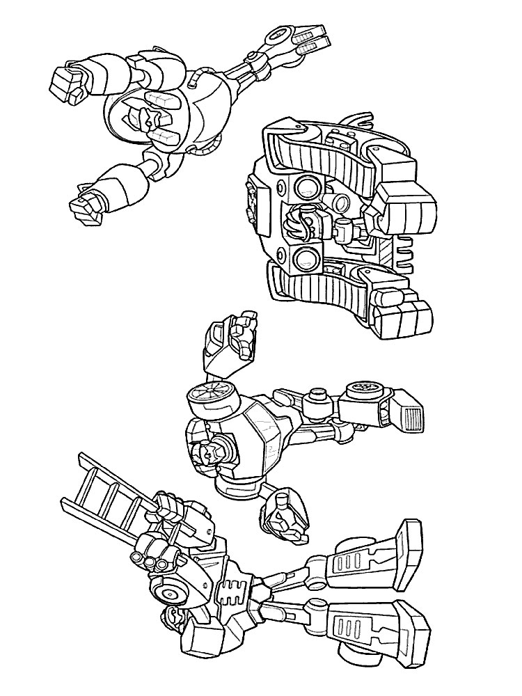 Transformers Rescue Bots coloring page
