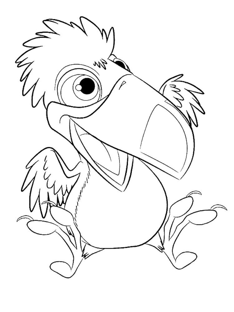 Eva Rio coloring page
