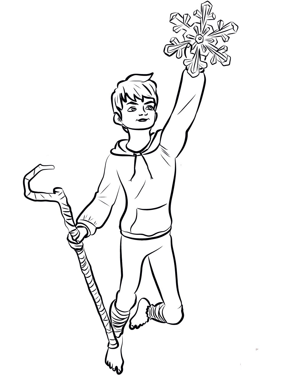 Jack Frost coloring page