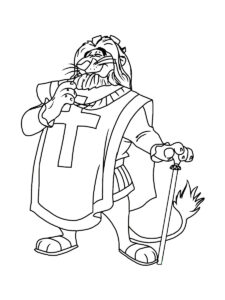 King Richard coloring page