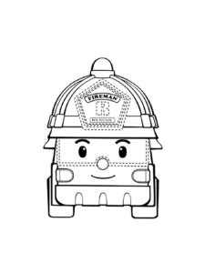 Roy by dots coloring page