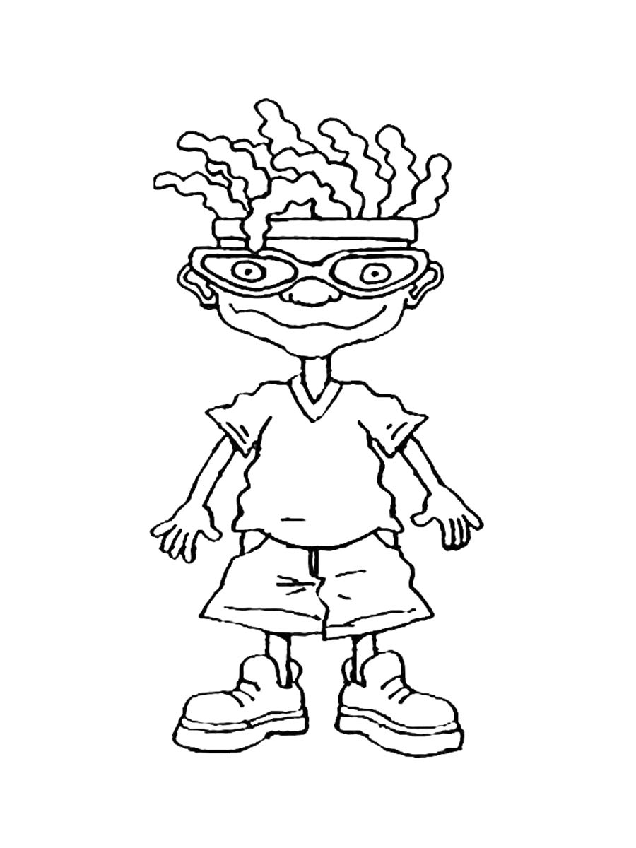 Otto Rocket Power coloring page