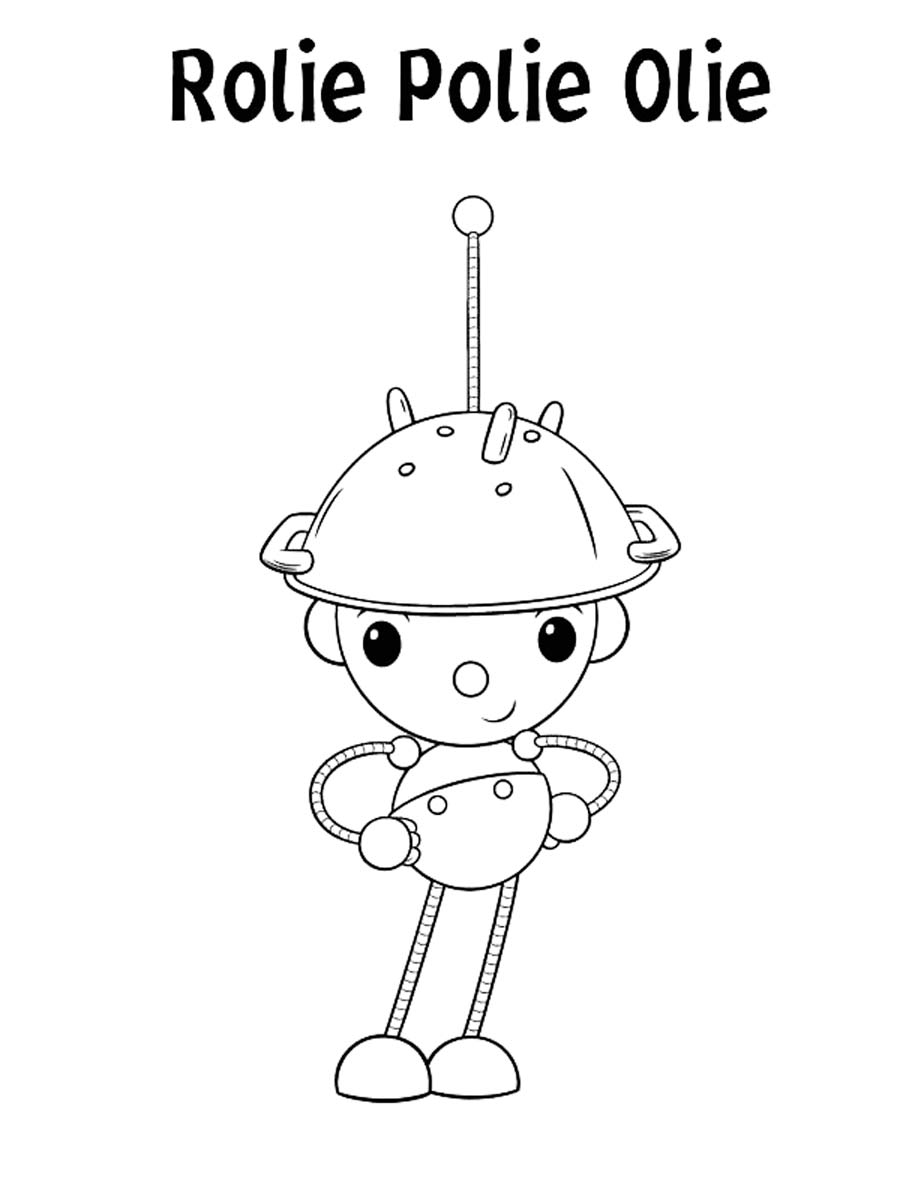 Olie Polie coloring page