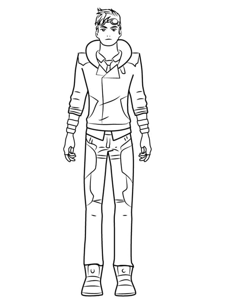 RWBY 25 coloring page