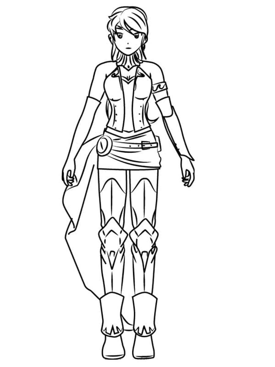 RWBY 30 coloring page