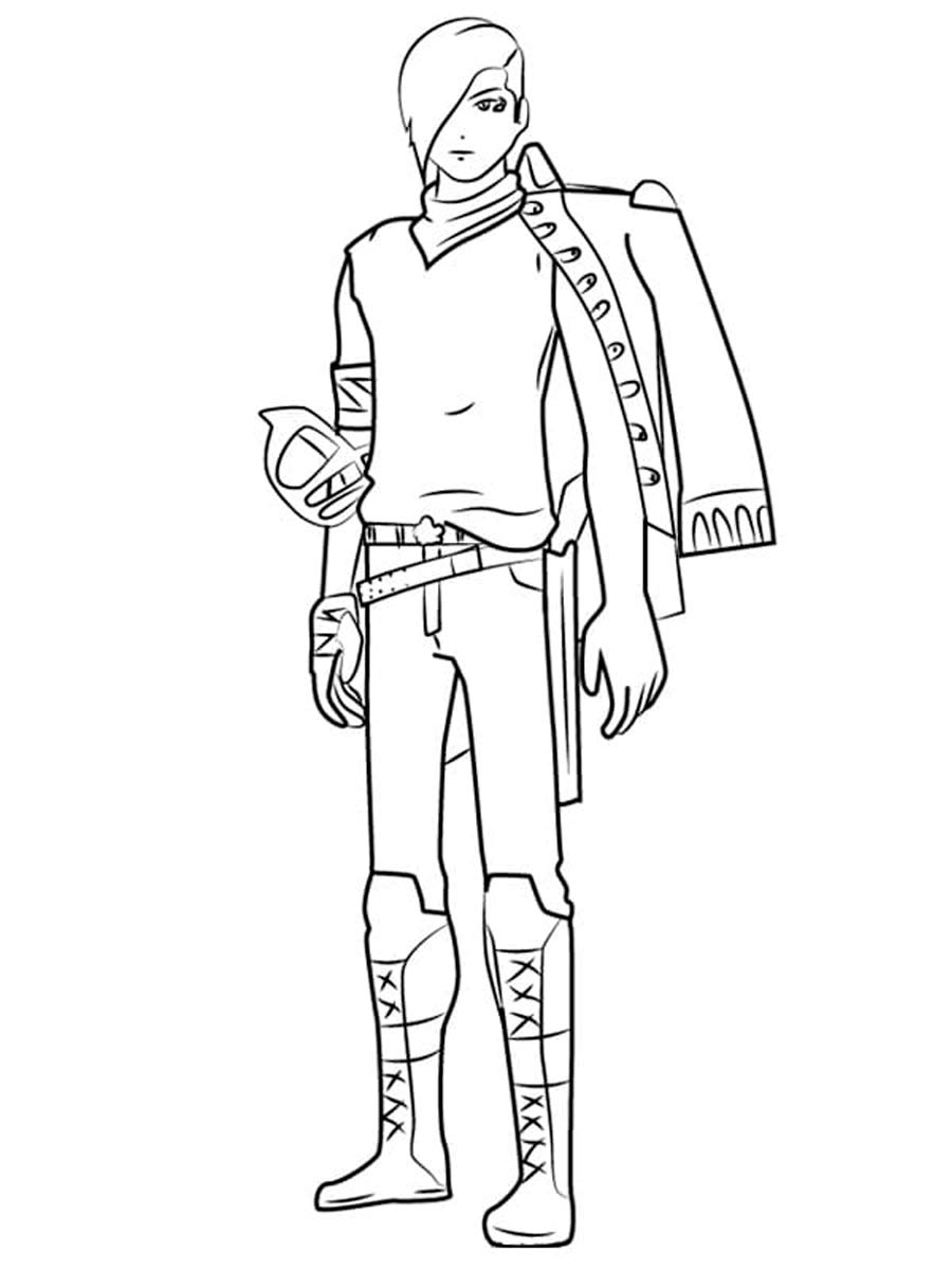 RWBY 38 coloring page